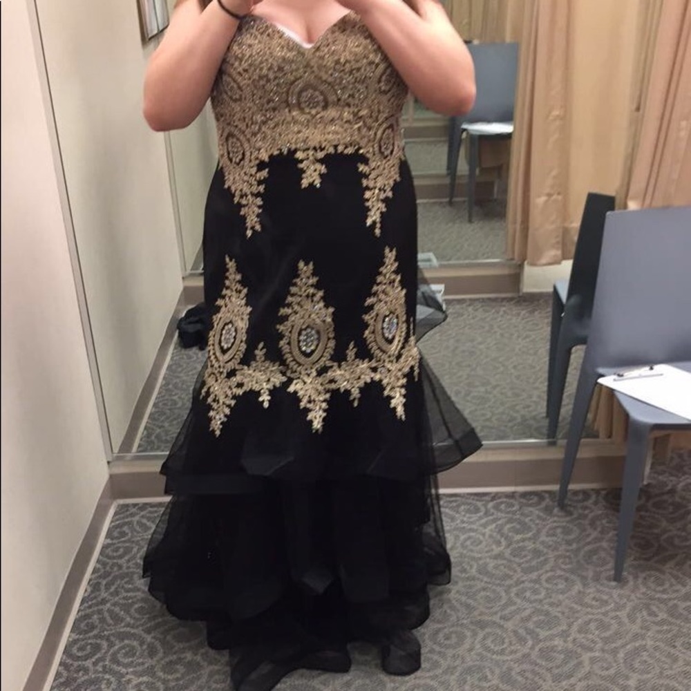 Prom dress worn once, bought at david’s bridal